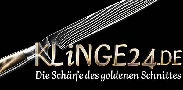 Logotext Klinge24.de - Die Schärfe des goldenen Schnittes